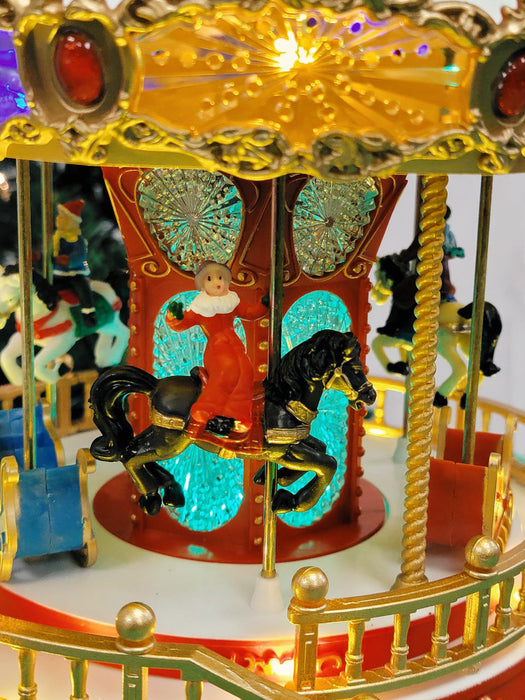 Christmas Carousel Decoration F07M4-12-W269