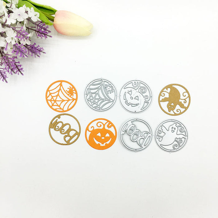 Round Halloween Scrapbooking Cutting Die by Wizardi QJ113