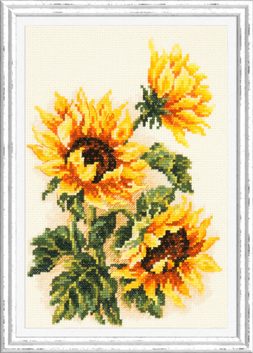 Three Sunflowers 40-78 Counted Cross-Stitch Kit