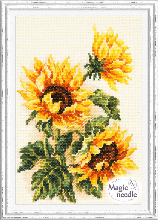 Three Sunflowers 40-78 Counted Cross-Stitch Kit