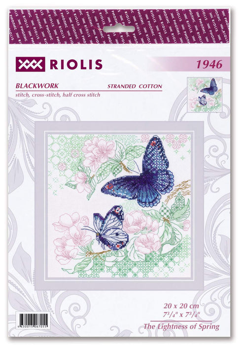 The Lightness of Spring¬†R1946 Counted Cross Stitch Kit