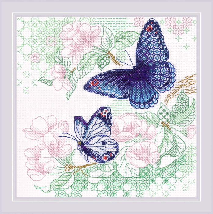 The Lightness of Spring¬†R1946 Counted Cross Stitch Kit