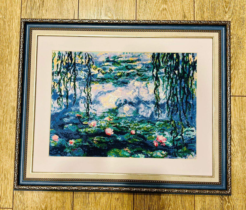 Water Lilies after C. Monet's Painting R2034 Counted Cross Stitch Kit