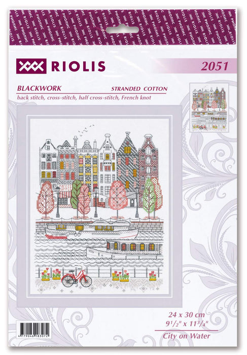 City on Water R2051 Counted Cross Stitch Kit