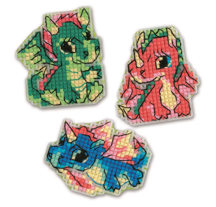 Little Dragons R2145AC Counted Cross Stitch Kit