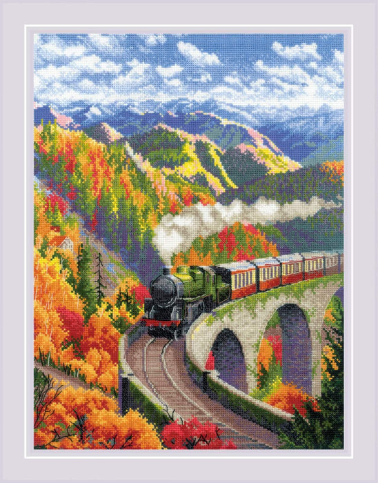 Autumn Express R2211 Counted Cross Stitch Kit