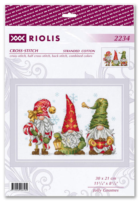 Jolly Gnomes R2234 Counted Cross Stitch Kit