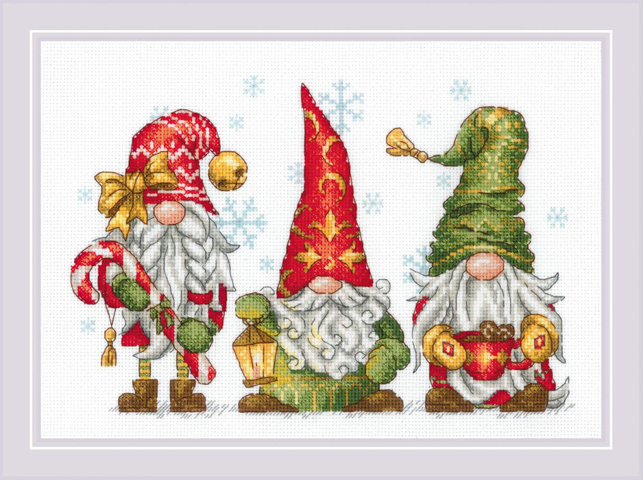 Jolly Gnomes R2234 Counted Cross Stitch Kit