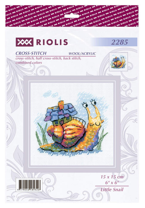 Little Snail R2285 Counted Cross Stitch Kit