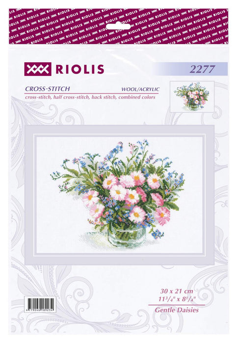 Gentle Daisies R2277 Counted Cross Stitch Kit