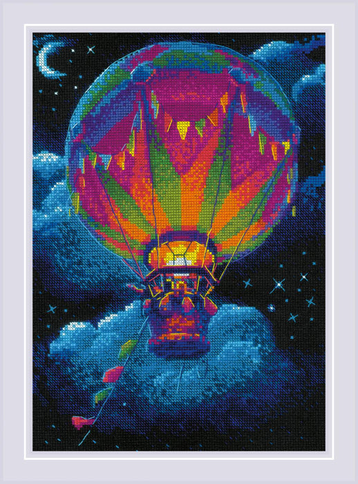 Hot Air Balloon¬†R2290 Counted Cross Stitch Kit