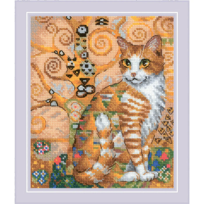 Golden Cat R2319 Counted Cross Stitch Kit