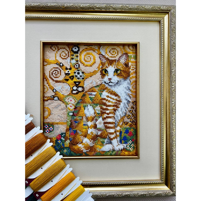 Golden Cat R2319 Counted Cross Stitch Kit