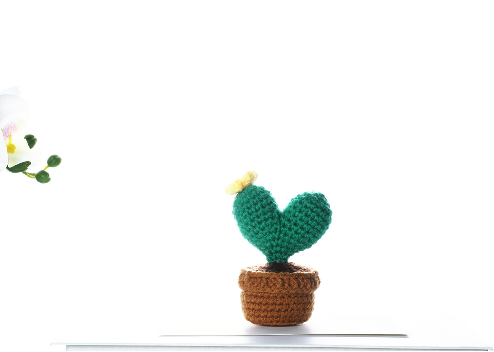 Potted Flower Amigurumi DIY Crochet Kit Wizardi F07N8-M18