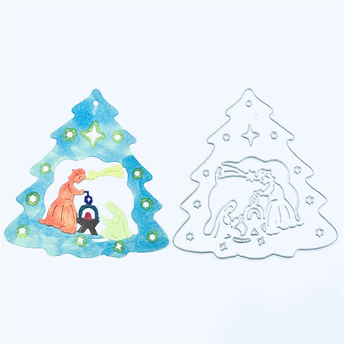 Nativity Scene Scrapbooking Cutting Die by Wizardi QJ131
