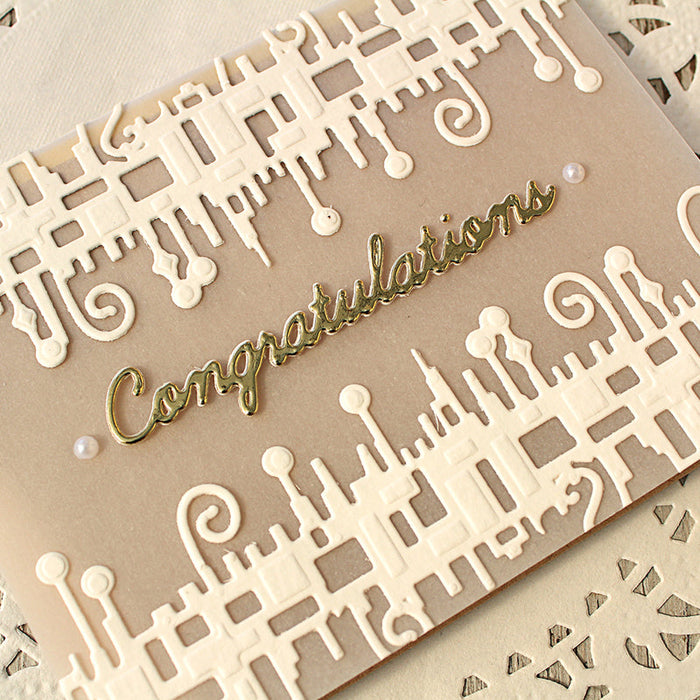 Bookshelf Scrapbooking Cutting Die by Wizardi QJ88