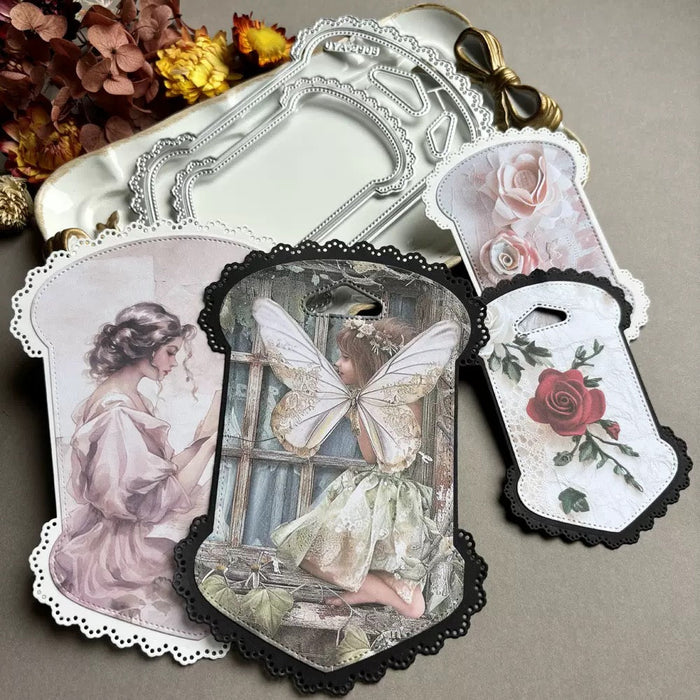 Ornate Frame Scrapbooking Cutting Die by Wizardi QJ14