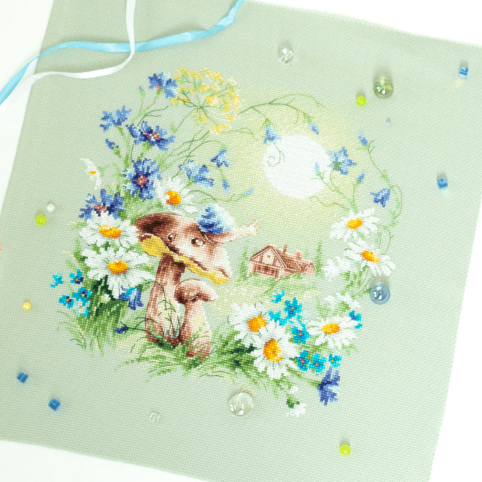 Meadow Stories. Snail 510-352 Counted Cross-Stitch Kit