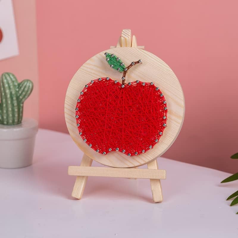 Apple Stringtemplate Apple String Art Kit with Stand. Simple Decorative DIY String Art Craf ...