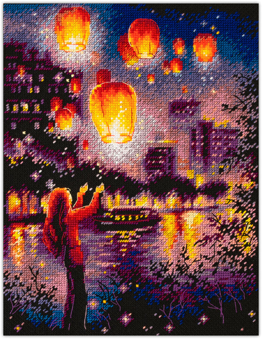 Sky Lanterns 550-761 Counted Cross-Stitch Kit