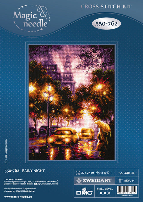 Rainy Night 550-762 Counted Cross-Stitch Kit