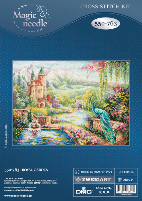 Royal Garden 550-763 Counted Cross-Stitch Kit