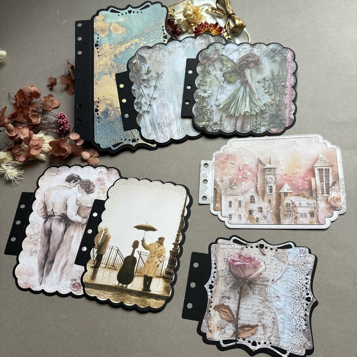 Scalloped Square Scrapbooking Cutting Die by Wizardi QJ10