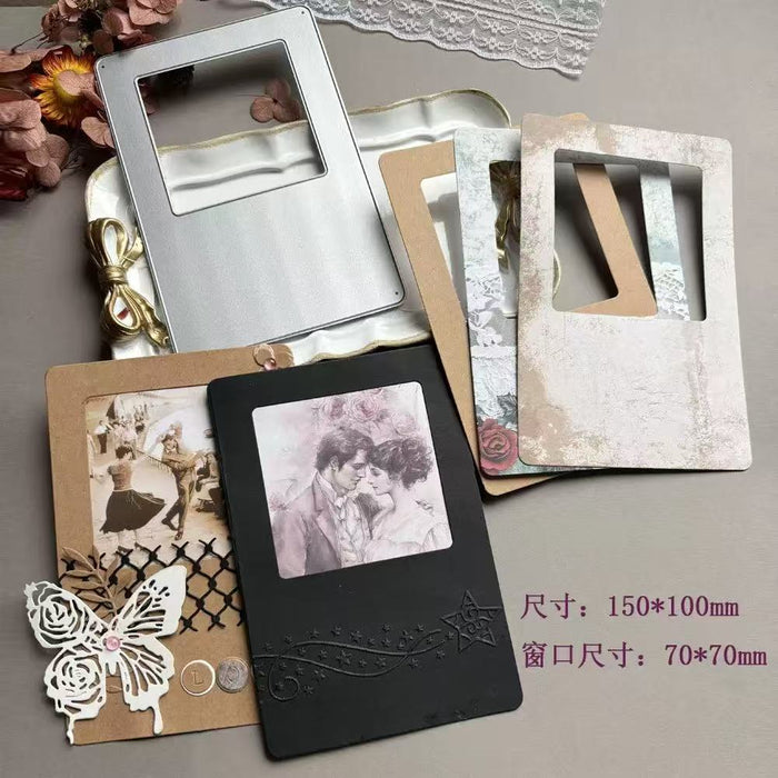 Rectangle Scrapbooking Cutting Die by Wizardi QJ07