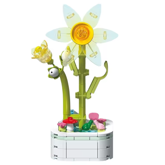 Narcissus Building Brick Potted Flower F07M9-10(103)-I4