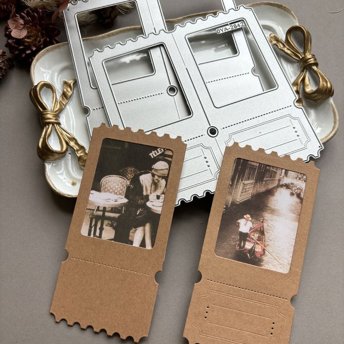 Double Window Scrapbooking Cutting Die by Wizardi QJ06