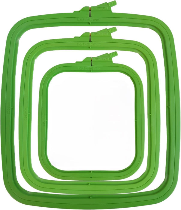 Plastic Square Hoop Nurge 170-14 Green
