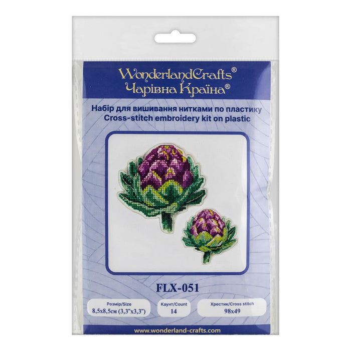 Cross-stitch kits on a plastic base FLX-051