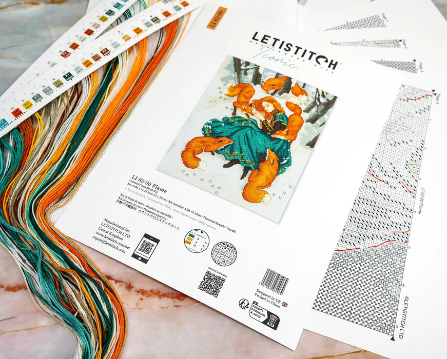Flame Ll 63-00 Counted Cross Stitch Kit
