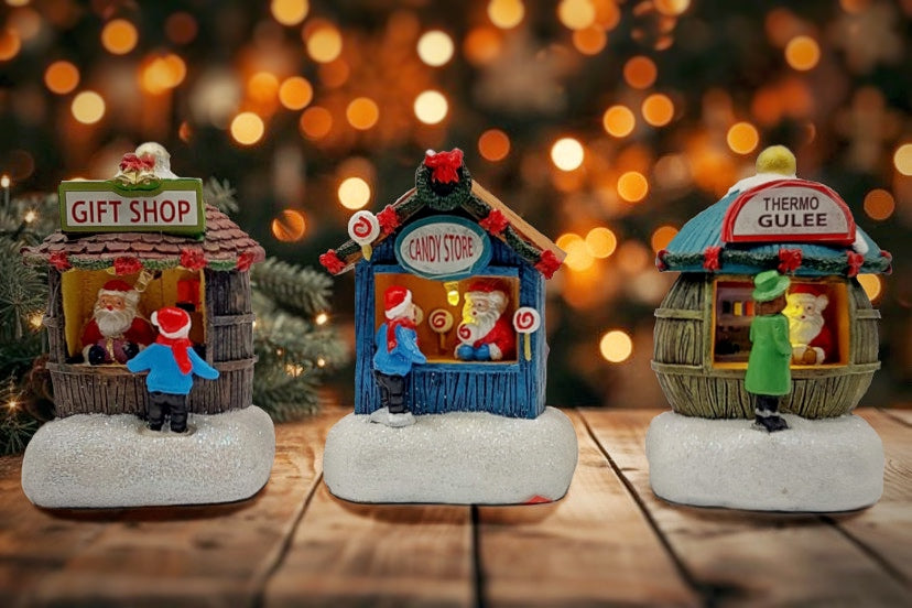 Holiday Gift Shop. Christmas Village Decor Wizardi F07-N1-4-22758C