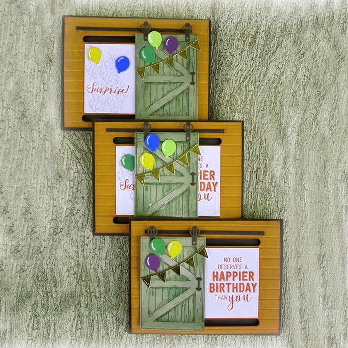 Door Clear Stamp & Metal Die Set QS10