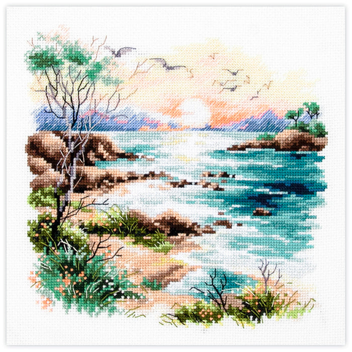 Sea Sunset 70-16 Counted Cross-Stitch Kit