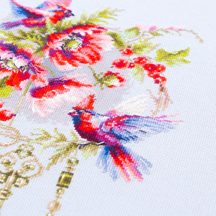 Keys to be Happy 70-20 Counted Cross-Stitch Kit