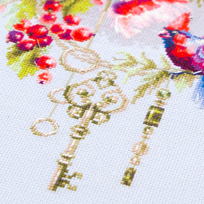 Keys to be Happy 70-20 Counted Cross-Stitch Kit