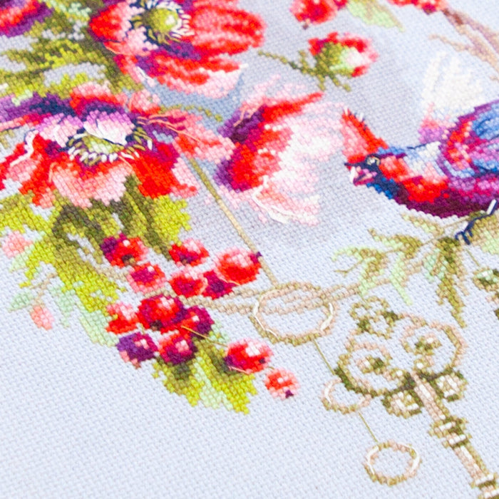 Keys to be Happy 70-20 Counted Cross-Stitch Kit