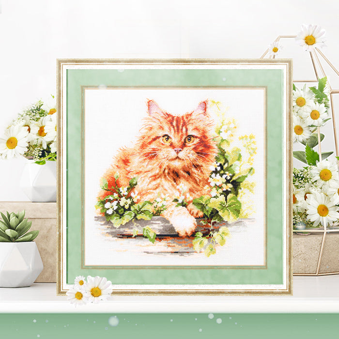 The Ginger Cat 70-22 Counted Cross-Stitch Kit