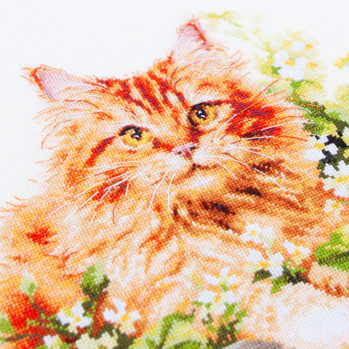 The Ginger Cat 70-22 Counted Cross-Stitch Kit