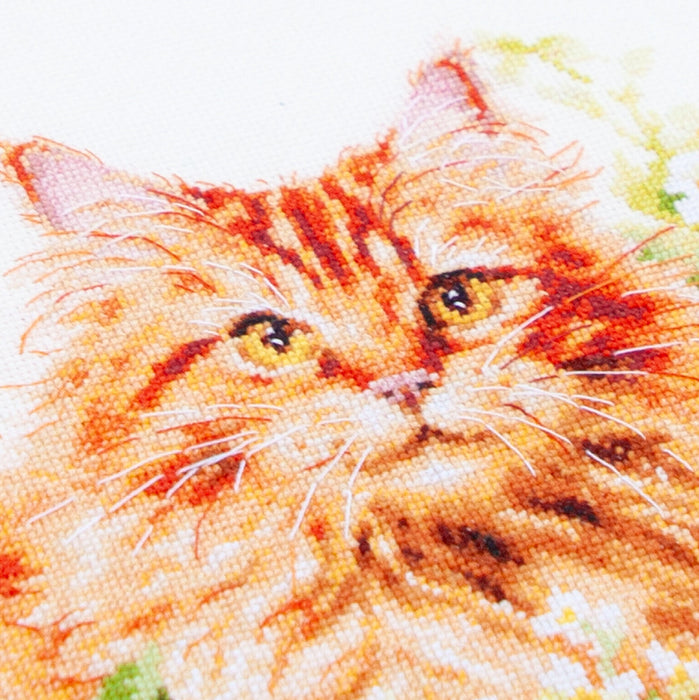 The Ginger Cat 70-22 Counted Cross-Stitch Kit
