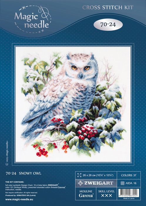 Snowy Owl 70-24 Counted Cross-Stitch Kit