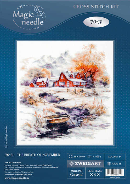 The Breath of November 70-31 Counted Cross-Stitch Kit