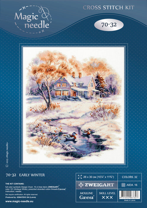 Early Winter 70-32 Counted Cross-Stitch Kit