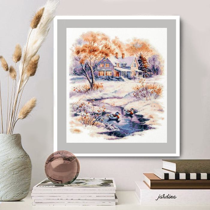 Early Winter 70-32 Counted Cross-Stitch Kit