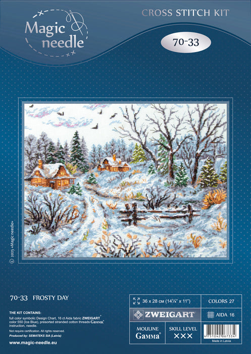 Frosty Day 70-33 Counted Cross-Stitch Kit