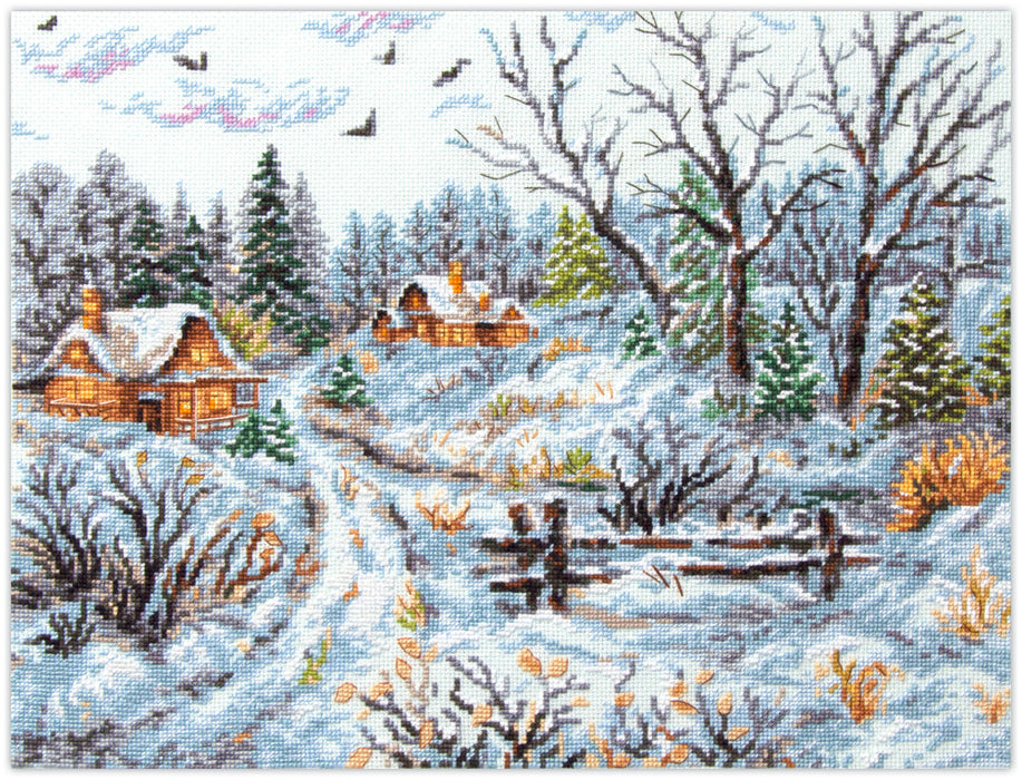 Frosty Day 70-33 Counted Cross-Stitch Kit