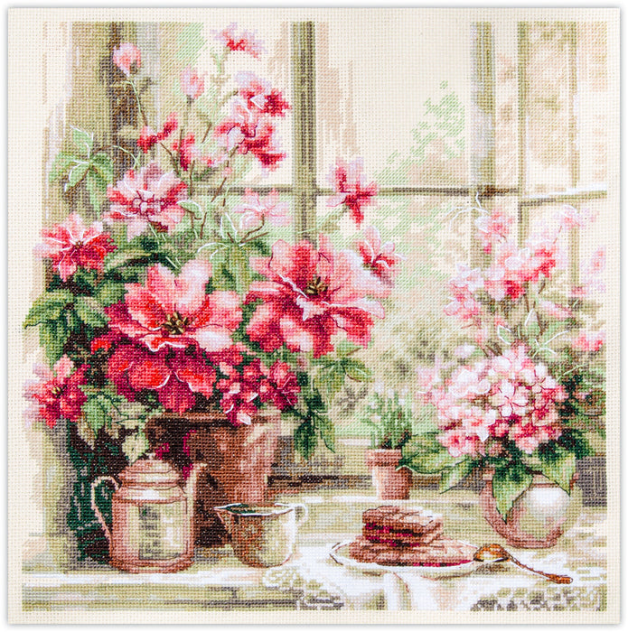 Morning in Rosy Tones 70-34 Counted Cross-Stitch Kit