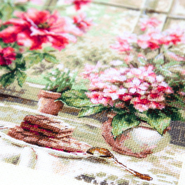 Morning in Rosy Tones 70-34 Counted Cross-Stitch Kit